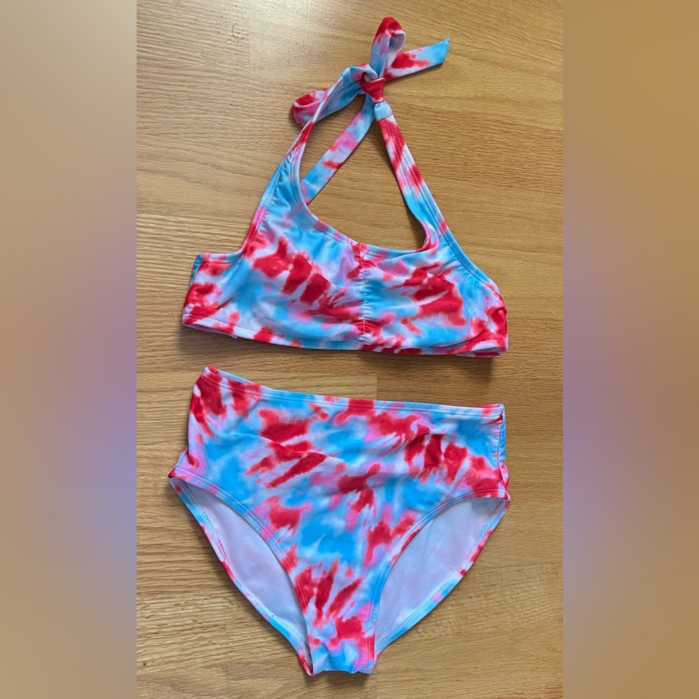 tie die bathing suit - girls size 10/12